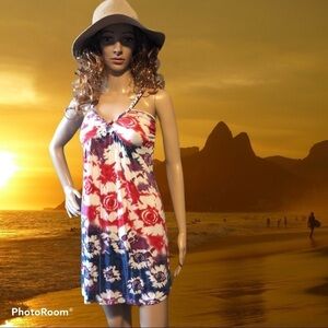 LIA lee tie dye sundress or cover up